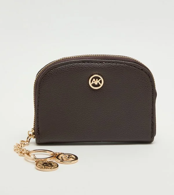 Anne Klein Logo Detail Zip-around Card Holder